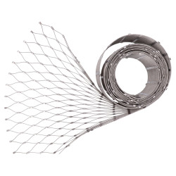 Lanková sieť, 0,8 x 10 m, oko 50 x 50 mm, o 1,5 mm, AISI 316 Lanková sieť, 0,8 x 10 m, oko 50 x 50 mm, o 1,5 mm, AISI 316